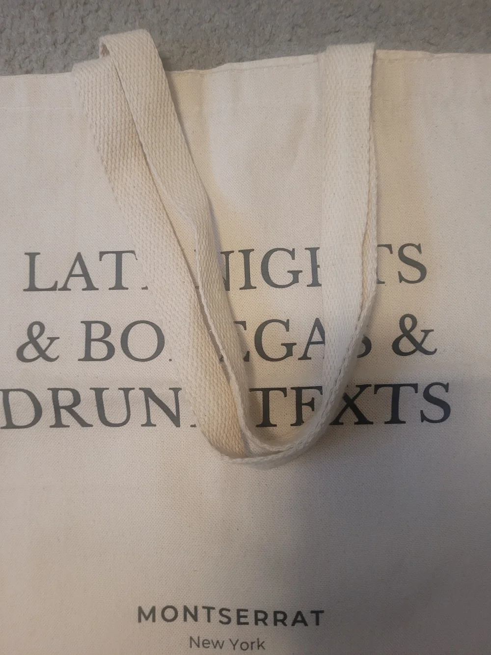 Montserrat Canvas Tote Bag